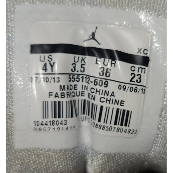 Youth Air Jordan 1 Mid GG 4Y 'Hyper Fuchsia' 555112 609 - Picture 6 of 7